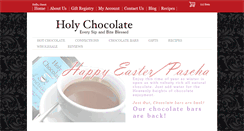 Desktop Screenshot of holychocolate.com